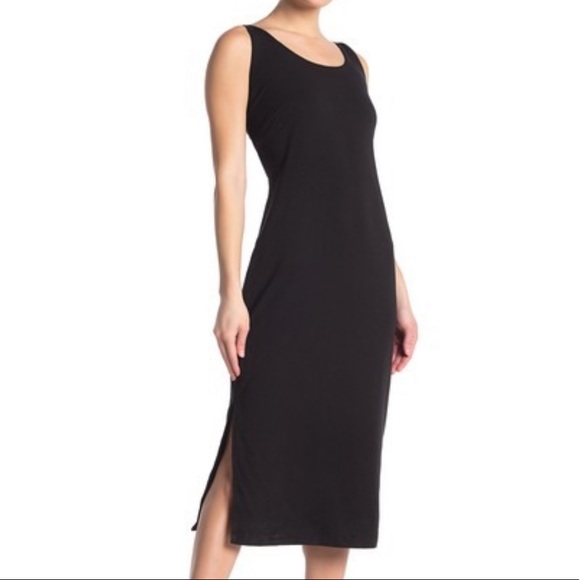 bodycon midi dress with slit